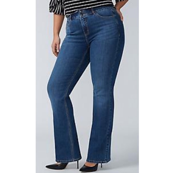 Lane Bryant Denim - LANE BRYANT BOOTCUT JEANS - SZ 24